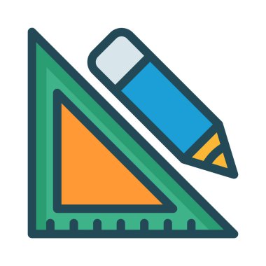 Web bağlantı renk simgesi. Vektör çizim