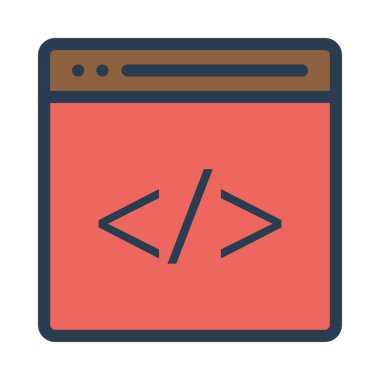 İş için Web simgesi. Vektör çizim