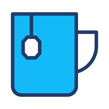 Mavi web renk tasarım simgesi geliştirme için 