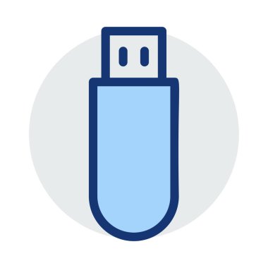 Web bağlantı vektör renk simgesi