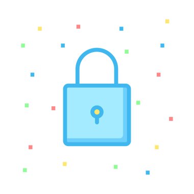 Web bağlantı vektör renk simgesi