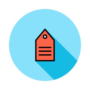 Web bağlantı renk simgesi. Vektör çizim