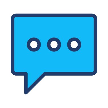 Mavi web renk tasarım simgesi geliştirme için 