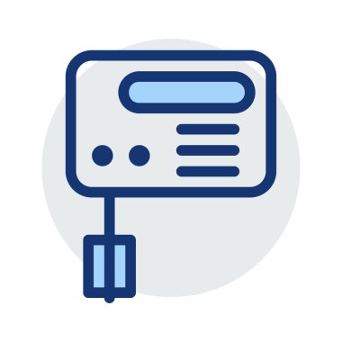 Mikser simge vektör çizim 