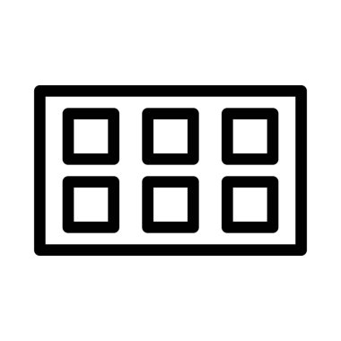 buz küpleri vektör çizim için tepsi 