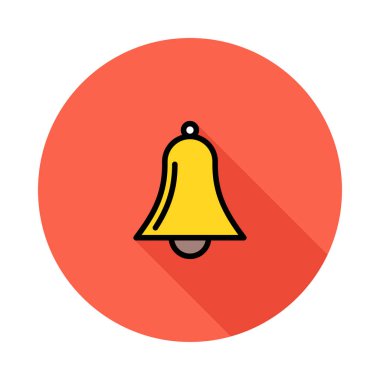 Web bağlantı renk simgesi. Vektör çizim