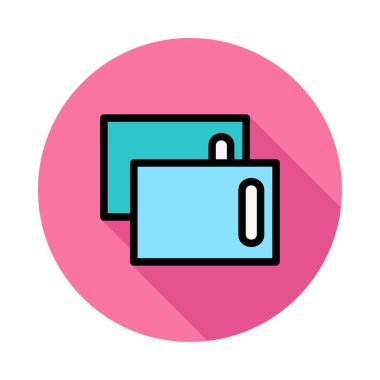 Kesme tahtaları düz kutsal kişilerin resmi, vektör, illüstrasyon