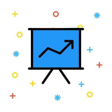 Web bağlantı vektör renk simgesi