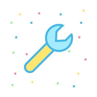 Web bağlantı vektör renk simgesi