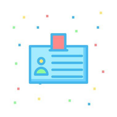 Web bağlantı vektör renk simgesi