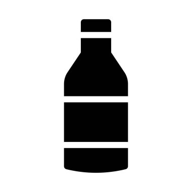 şişe ağ simgesi, vektör illüstrasyonu 