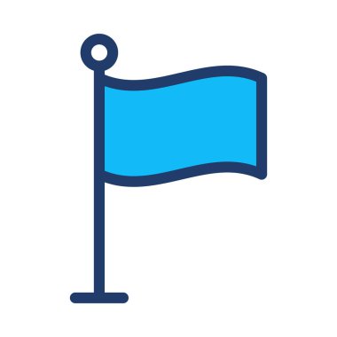 Mavi web renk tasarım simgesi geliştirme için 