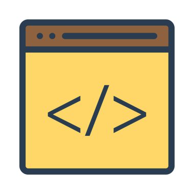 İş için Web simgesi. Vektör çizim