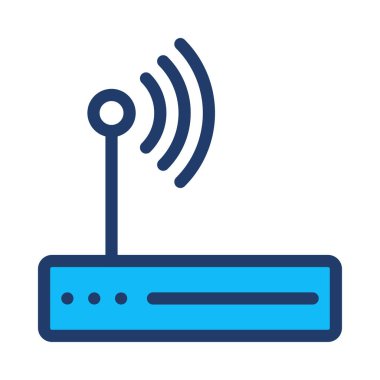 Mavi web renk tasarım simgesi geliştirme için 