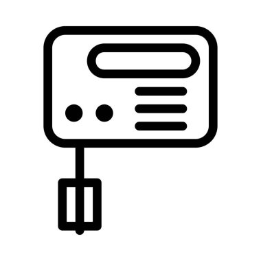 Mikser simge vektör çizim 