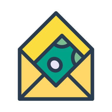 İş için Web simgesi. Vektör çizim