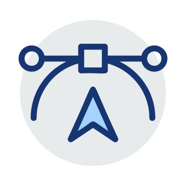 Web bağlantı vektör renk simgesi