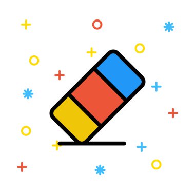 Web bağlantı renk simgesi. Vektör çizim