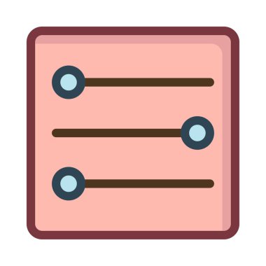 Web renk simgesi. Vektör çizim