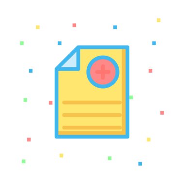 Web bağlantı vektör renk simgesi