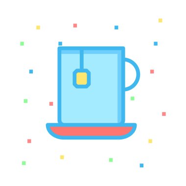 Web bağlantı vektör renk simgesi