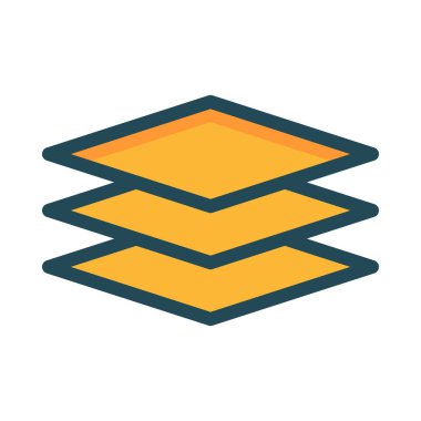 Web bağlantı renk simgesi. Vektör çizim