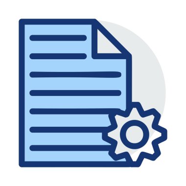 Web bağlantı vektör renk simgesi