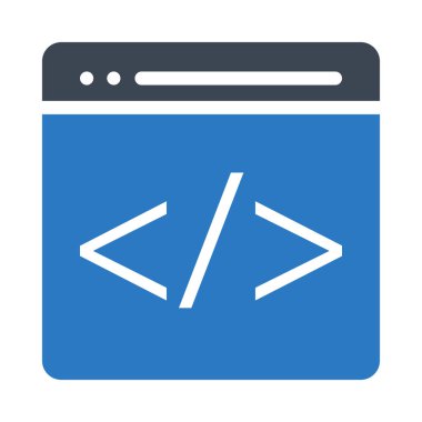 İş için Web simgesi. Vektör çizim