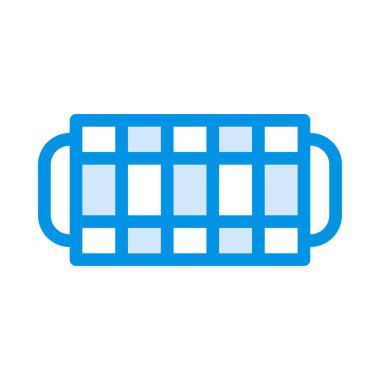 buz küp tepsi düz kutsal kişilerin resmi, vektör, illüstrasyon