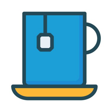 Web bağlantı renk simgesi. Vektör çizim