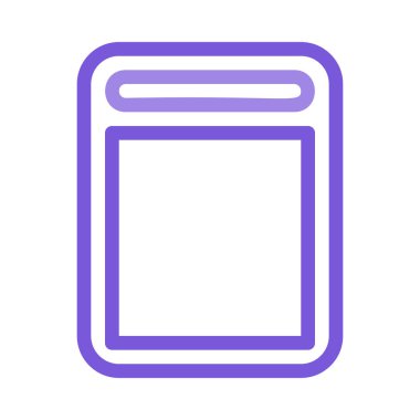 Tahta simgesi vektör illüstrasyonu kesiliyor 