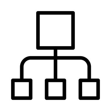 İş için Web simgesi. Vektör çizim