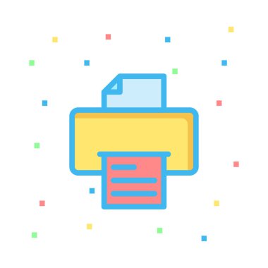 Web bağlantı vektör renk simgesi