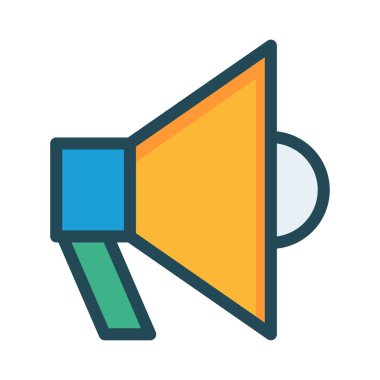 Web bağlantı renk simgesi. Vektör çizim