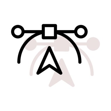 Web bağlantı renk simgesi. Vektör çizim