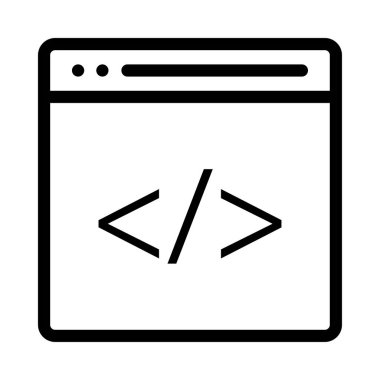 İş için Web simgesi. Vektör çizim