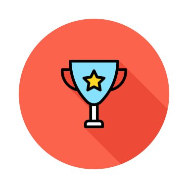 Web bağlantı renk simgesi. Vektör çizim