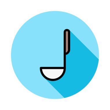 pota düz simgesi, vektör, illüstrasyon