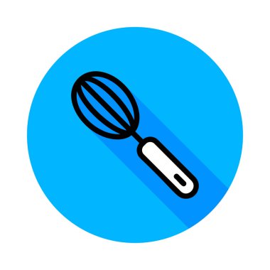 fırçalamak düz simgesi, vektör, illüstrasyon