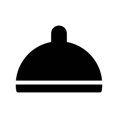 Restoran, yemek düz simgesi, vektör, illüstrasyon