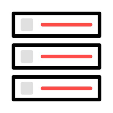 Web bağlantı vektör renk simgesi