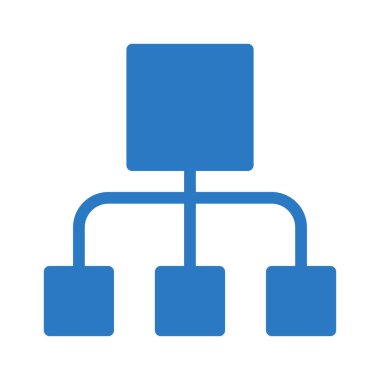 İş için Web simgesi. Vektör çizim