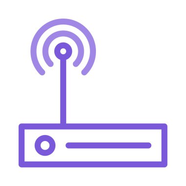 Web bağlantı vektör renk simgesi