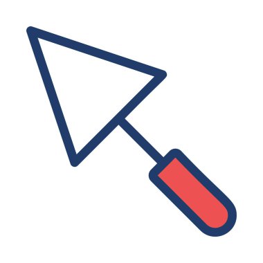 spatula simgesi vektör illüstrasyonu 