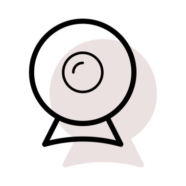 Web bağlantı renk simgesi. Vektör çizim