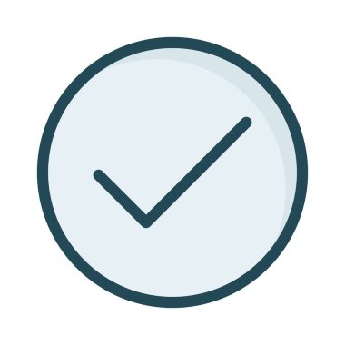 Web bağlantı renk simgesi. Vektör çizim