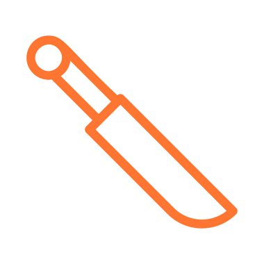 bıçak düz simgesi, vektör, illüstrasyon