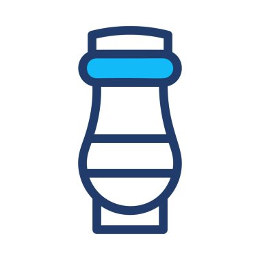 Beyaz arka plan, vektör, illüstrasyon izole biber Çalkalayıcı simgesi