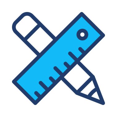 Mavi web renk tasarım simgesi geliştirme için 