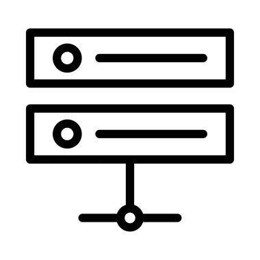 İş için Web simgesi. Vektör çizim